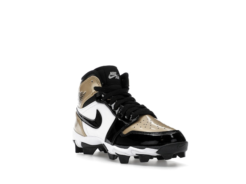 Jordan 1 Mid Cleat Patent Gold Toe (GS)