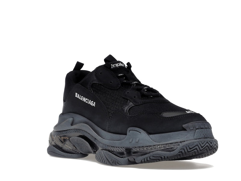 Balenciaga Triple S Clear Sole Black