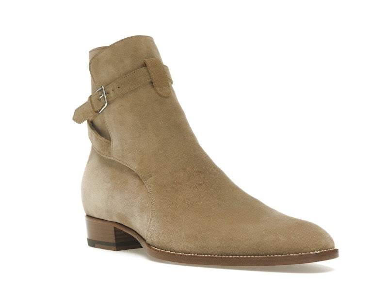 Saint Laurent Wyatt Jodhpur Boot Tobacco Suede