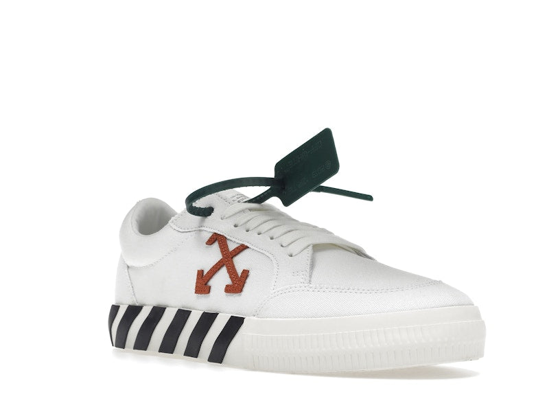 OFF-WHITE Vulc Low Canvas White Red Arrow Black