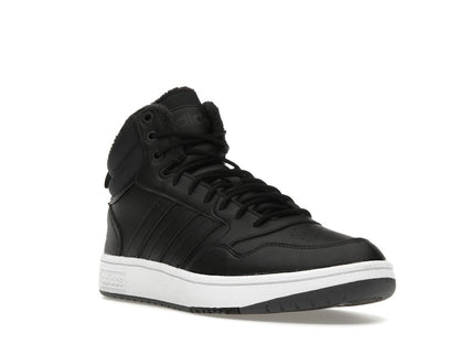 adidas Hoops 3.0 Mid Classic Fur Lining Winterized Core Black Cloud White