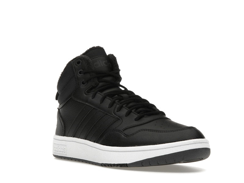 adidas Hoops 3.0 Mid Classic Fur Lining Winterized Core Black Cloud White