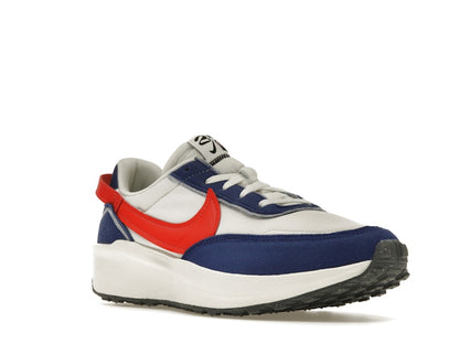 Nike Waffle Debut Swoosh Habanero Red Old Royal