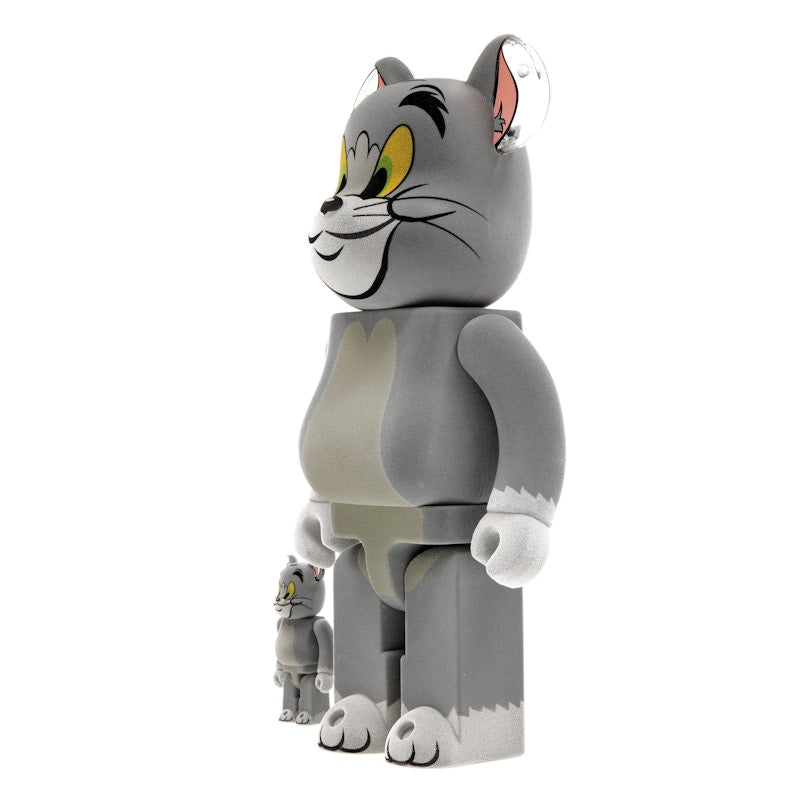 Bearbrick Tom and Jerry: Tom Flocky 100% & 400% Set