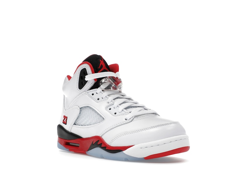 Jordan 5 Retro Fire Red Black Tongue (2025) (GS)