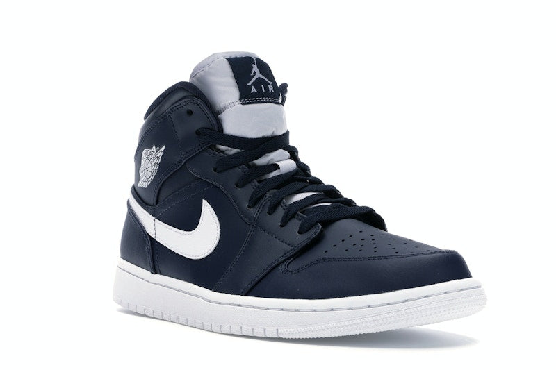 Jordan 1 Retro Mid Obsidian White