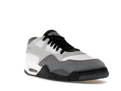 Jordan 4 RM Premium White Black Smoke Grey Fire Red
