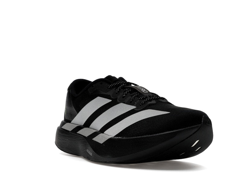 adidas Adizero Evo SL Black Silver Metallic Signal Green