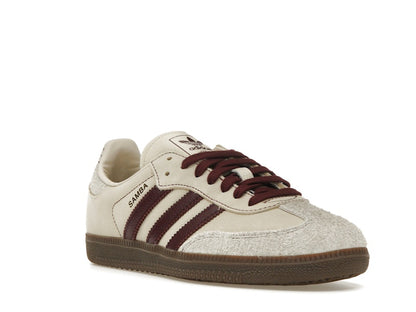 adidas Samba OG Wonder White Maroon (Women's)