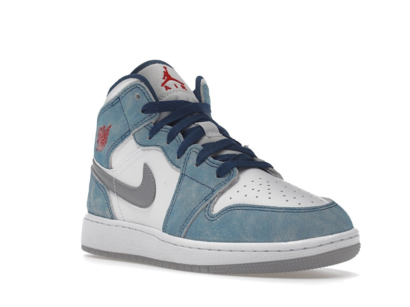 Jordan 1 Mid SE French Blue Light Steel (GS)