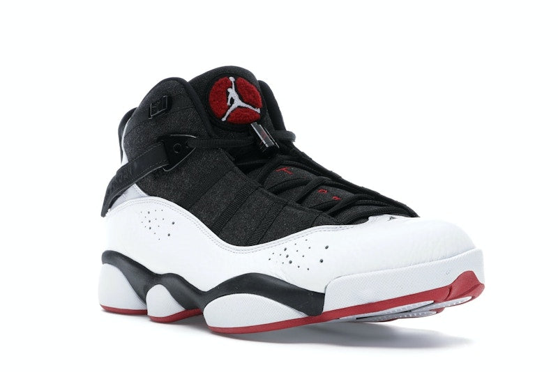 Jordan 6 Rings Black White Gym Red