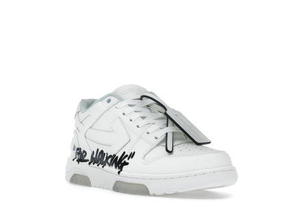 OFF-WHITE Out Of Office OOO Low Tops For Walking White Black (Women's)