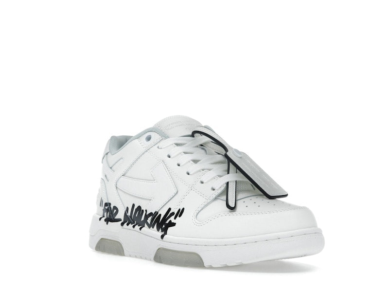 OFF-WHITE Out Of Office OOO Low Tops For Walking White Black (Women's)