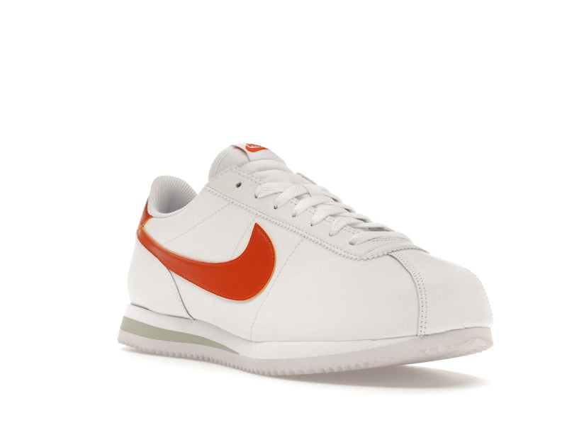 Nike Cortez White Campfire Orange