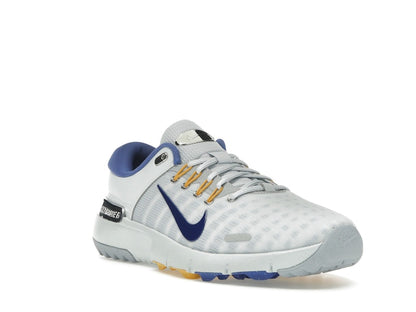 Nike Free Golf Pure Platinum University Gold Wolf Grey Astronomy Blue