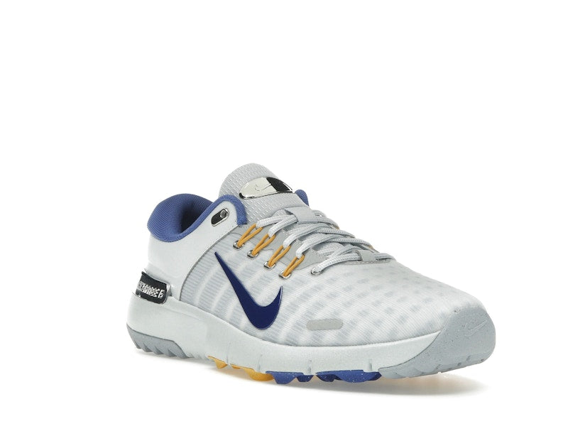 Nike Free Golf Pure Platinum University Gold Wolf Grey Astronomy Blue