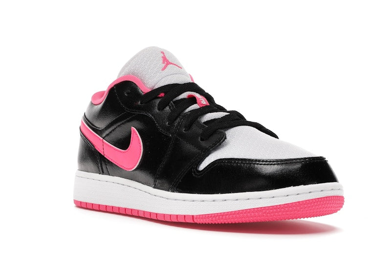 Jordan 1 Low Black White Hyper Pink (GS)