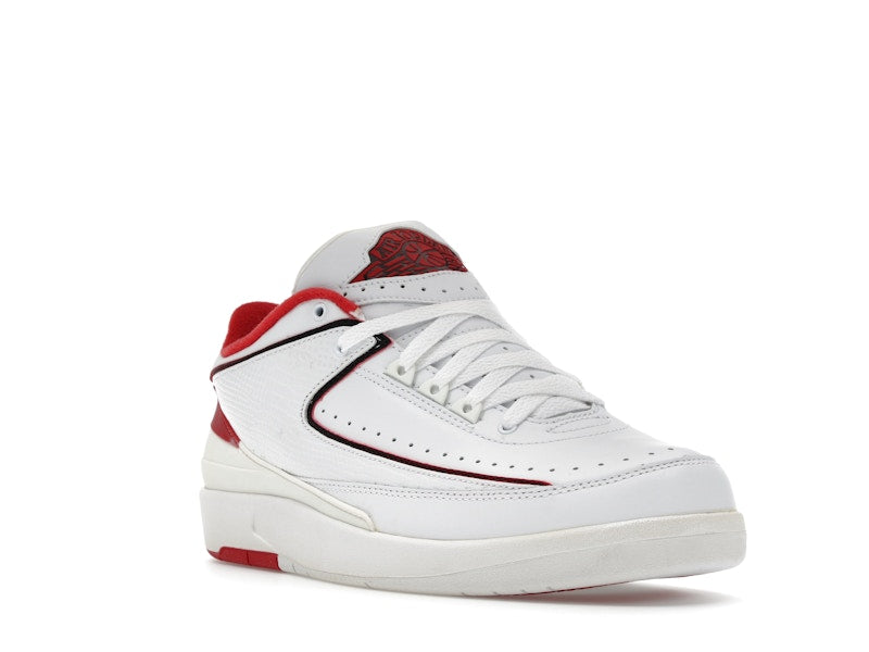 Jordan 2 Retro Low White Varsity Red