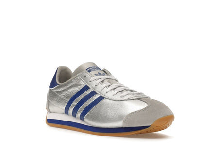 adidas Country OG Matte Silver Bright Blue Cloud White