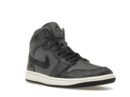 Jordan 1 Mid Distressed Smoke Grey (Women's)