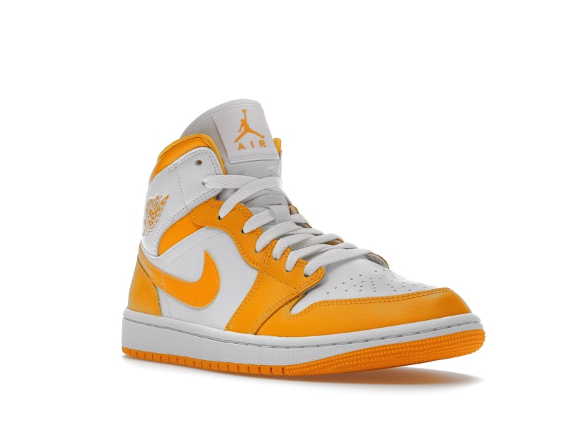Jordan 1 Mid White University Gold (Women's)