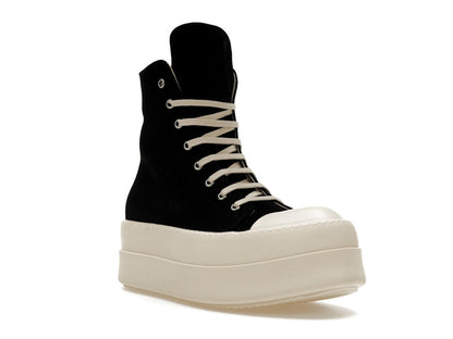 Rick Owens DRKSHDW Mega Bumper Canvas Sneaks Black Milk