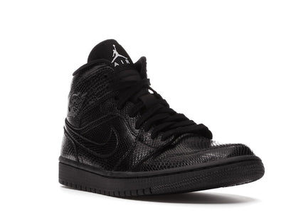 Jordan 1 Mid Black Snakeskin (Women's)