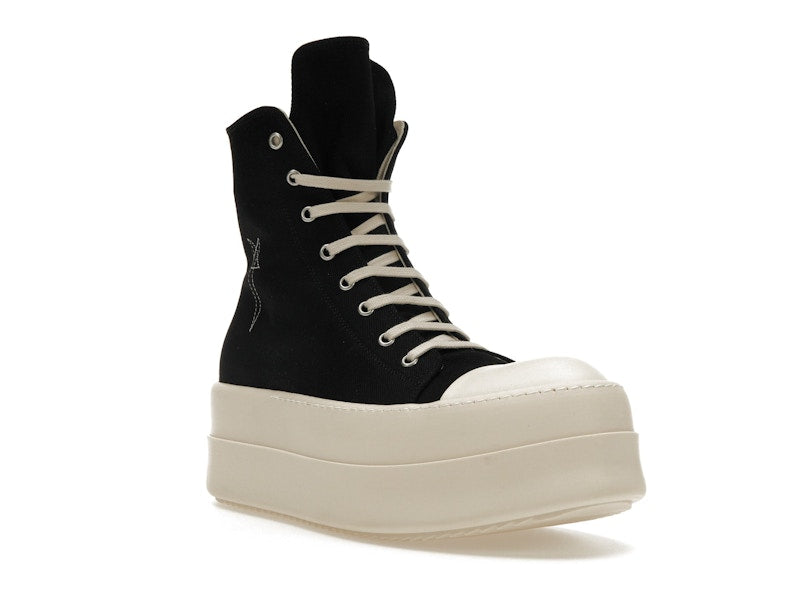 Rick Owens DRKSHDW Mega Bumper Sneaks Pentagram Black Pearl Milk