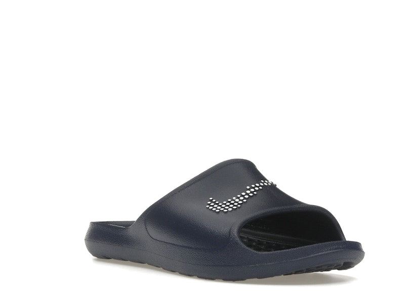 Nike Victori One Shower Slide Polka Dot Swoosh Midnight Navy