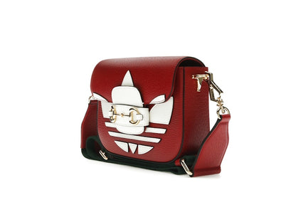 Gucci x adidas Horsebit 1955 Shoulder Bag Red