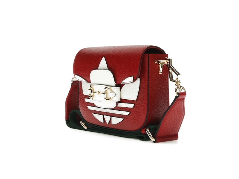 Gucci x adidas Horsebit 1955 Shoulder Bag Red