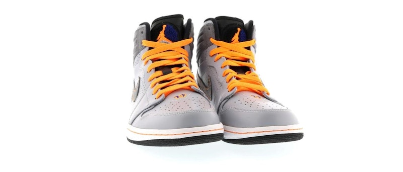 Jordan 1 Retro 93 Wolf Grey Orange (NE-YO Charity Auction)