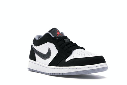 Jordan 1 Low Black White Wolf Grey Infrared 23