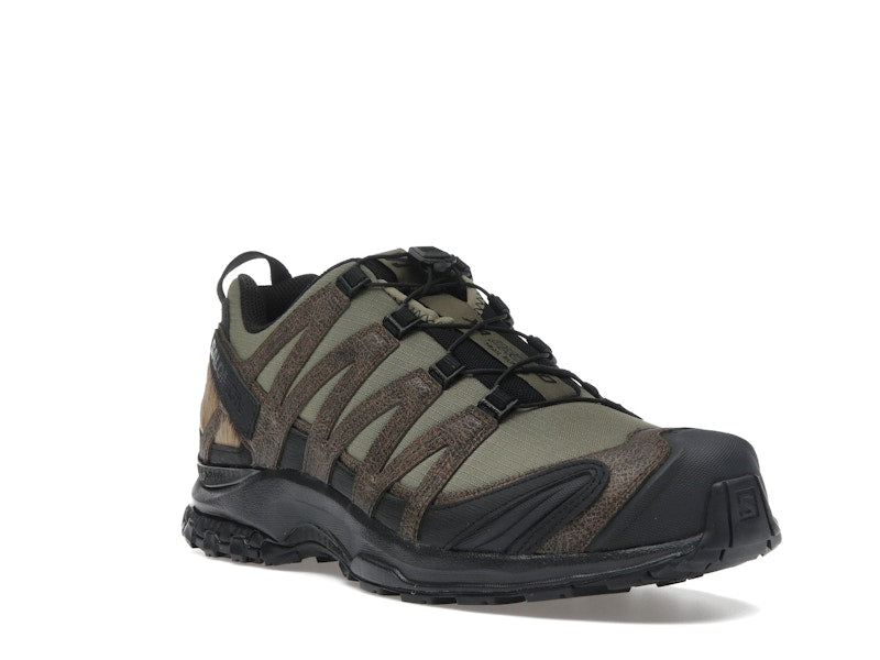 Salomon XA Pro 3D Distressed Leather Dark Earth Black