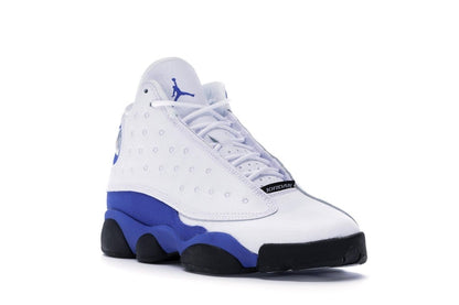 Jordan 13 Retro White Hyper Royal Black (GS)