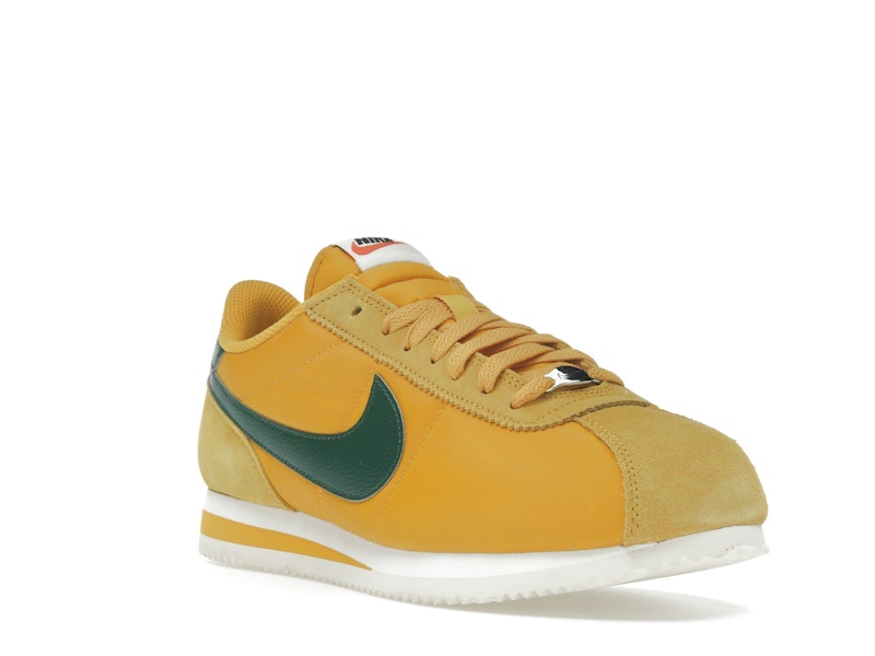 Nike Cortez Textile Yellow Ochre Gorge Green (Women's)