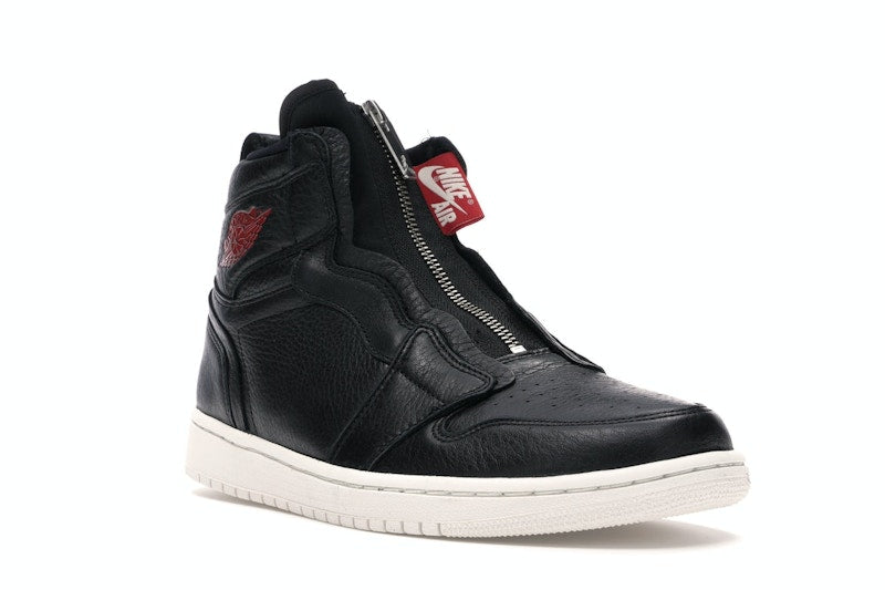 Jordan 1 Retro High Zip Black Gym Red Phantom (Women's)