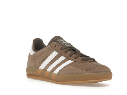 adidas Gazelle Indoor Earth Strata White Gold Metallic
