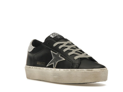 Golden Goose Hi-Star Black Silver (Women's)