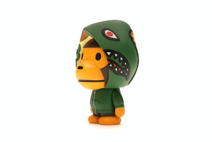BAPE Baby Milo Shark Hoodie Vinyl Toy Green