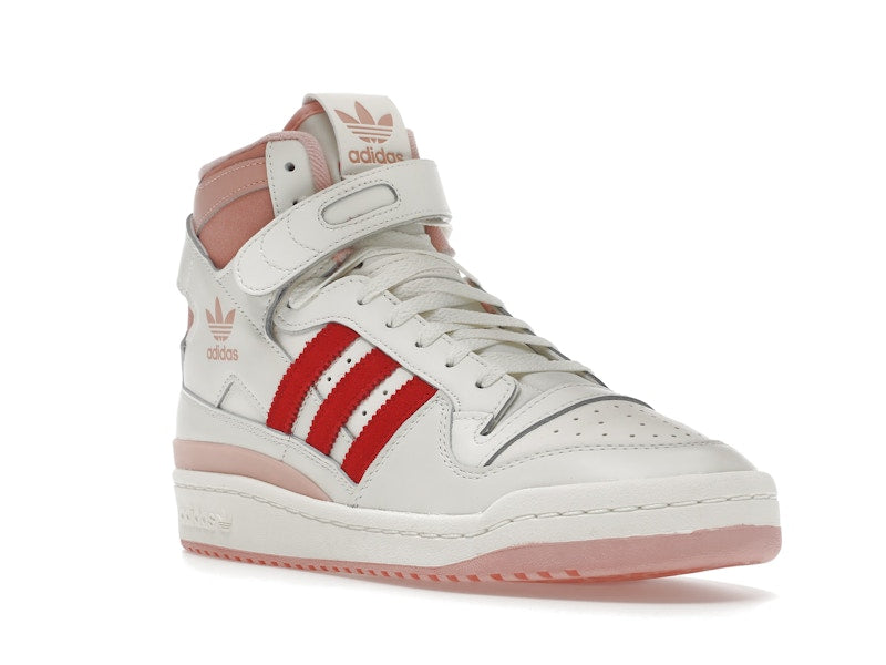 adidas Forum 84 Hi Off White Pink Red