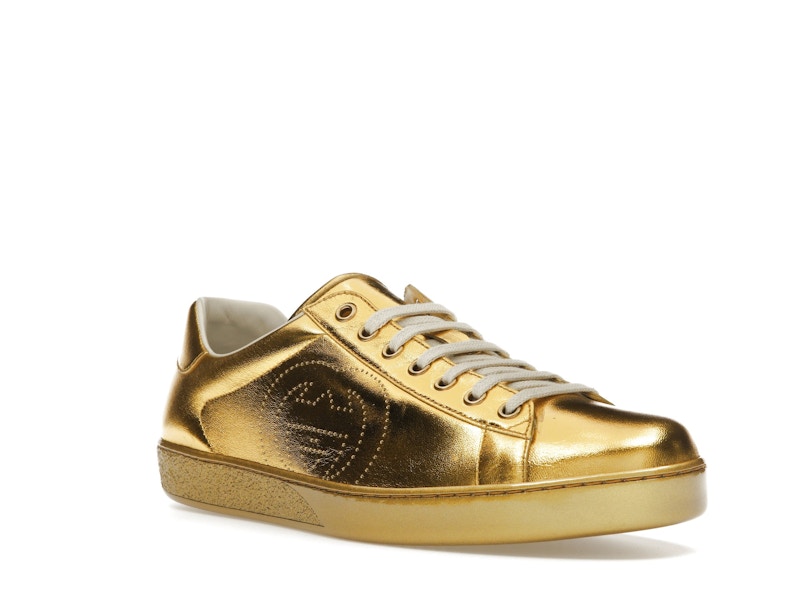 Gucci Ace Metallic Gold
