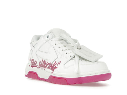 OFF-WHITE Out Of Office Low Tops (W) For Walking Fuschia