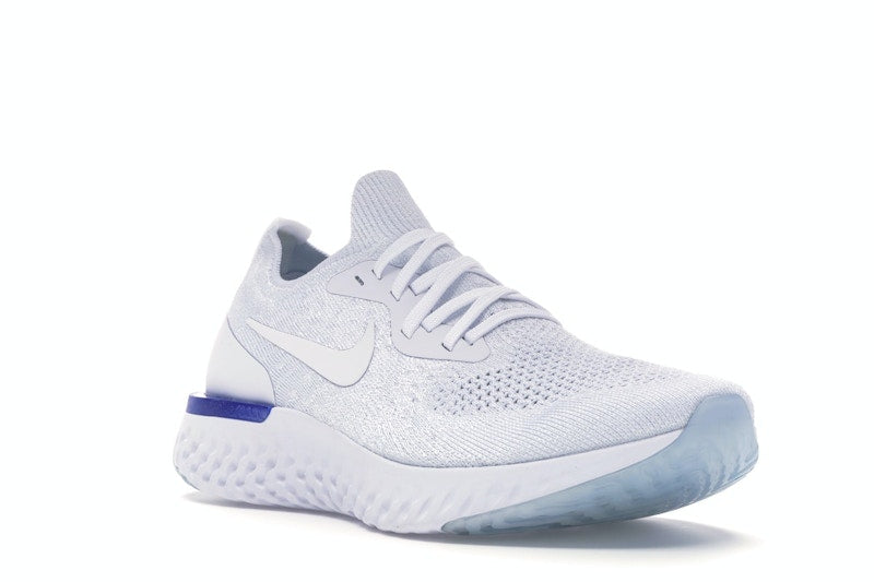 Nike Epic React Flyknit White Racer Blue (Women's)