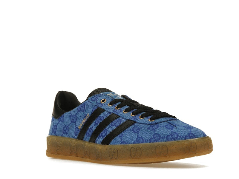 adidas x Gucci Gazelle Blue GG Monogram