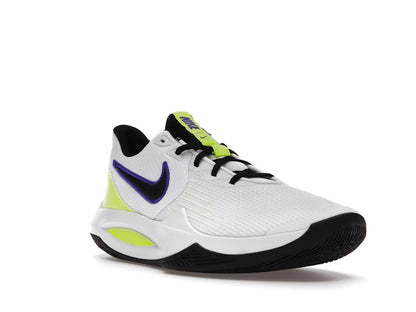 Nike Precision 5 White Barely Volt
