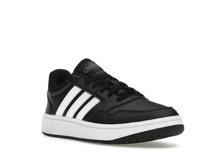 adidas Hoops 3.0 Low Black White Stripes