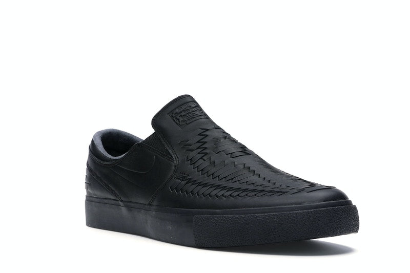 Nike SB Zoom Stefan Janoski Slip RM Crafted Woven Black