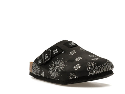 Bravest Studios Suede Paisley Clogs Black