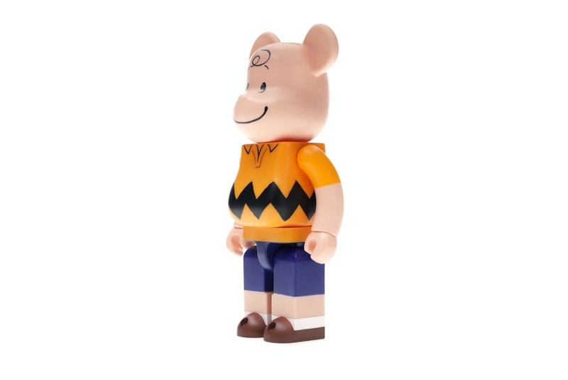 Bearbrick Charlie Brown 400% Yellow